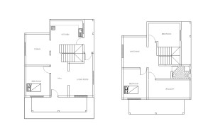 Double Story house plan